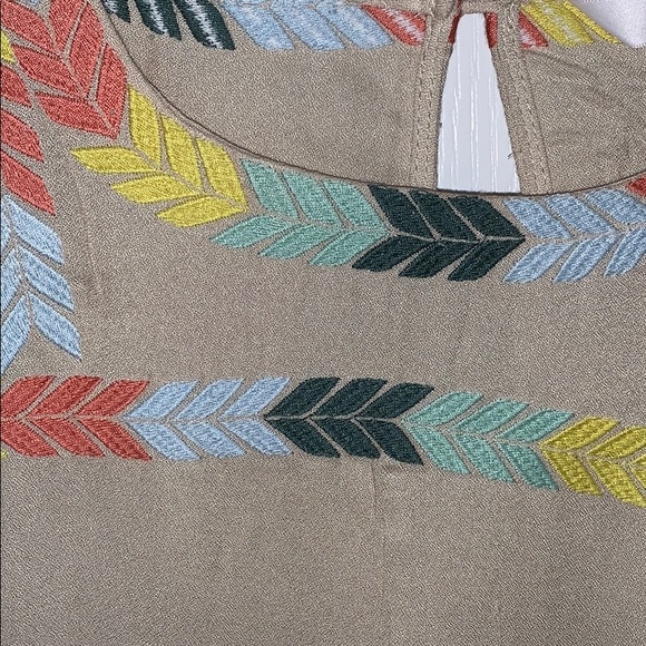 Embroidered Ruffle Top - Picture 2 of 3